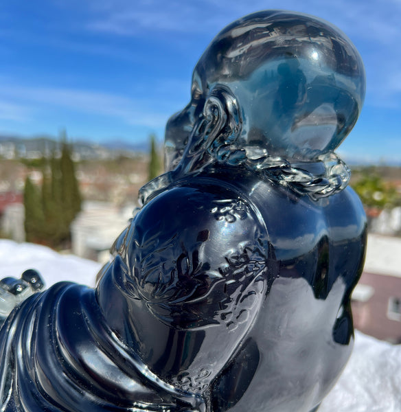 12" Gangsta Buddha Sculpture- Black