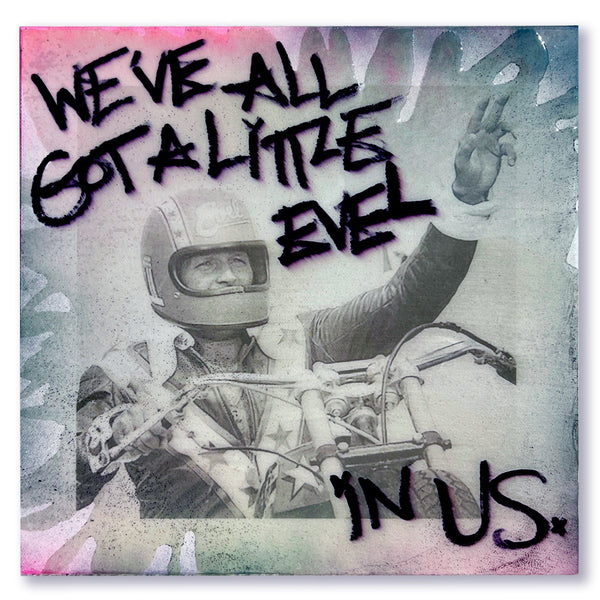 We've All Got A Little Evel in US : 11x11:  Created to Order