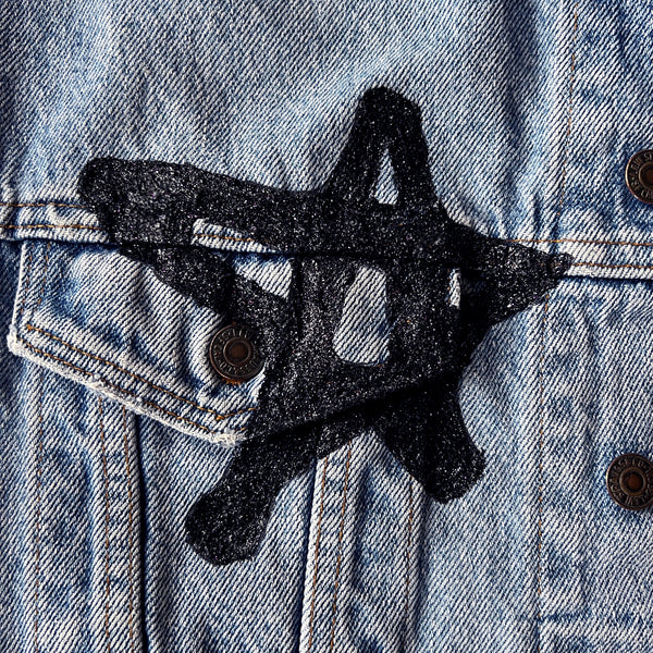 Filthy Glittering Soul Denim Jacket- Black Indigo