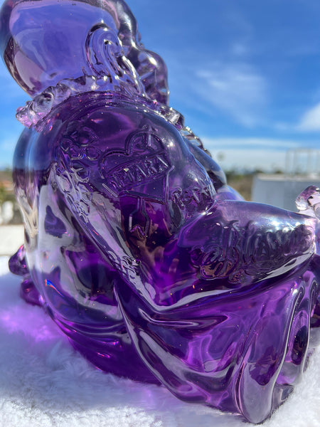 12" Gangsta Buddha Sculpture- Purple