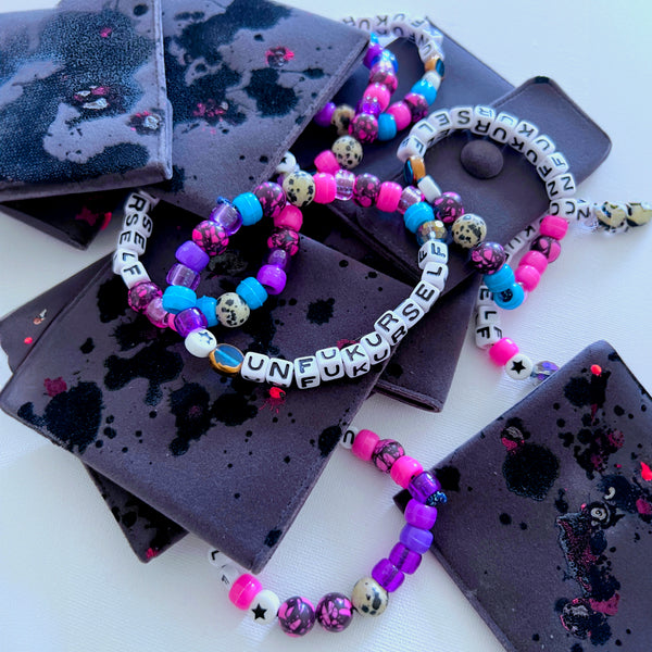 UFY ★ Unisex Handmade Bracelets: Stone, Crystal, and Fun Beads