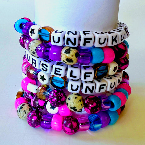 UFY ★ Unisex Handmade Bracelets: Stone, Crystal, and Fun Beads